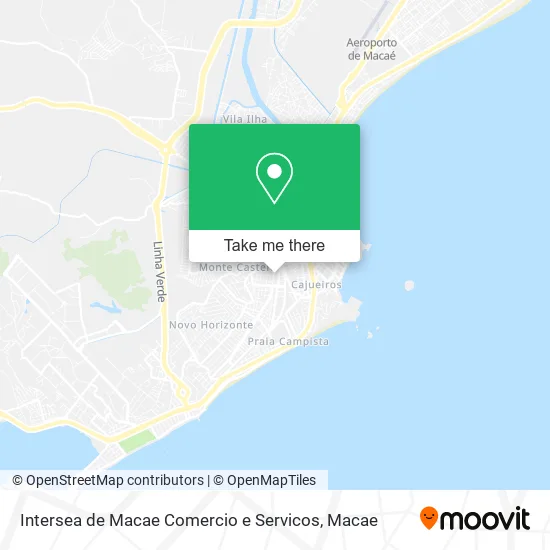 Intersea de Macae Comercio e Servicos map
