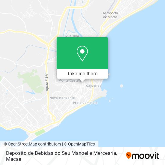 Deposito de Bebidas do Seu Manoel e Mercearia map