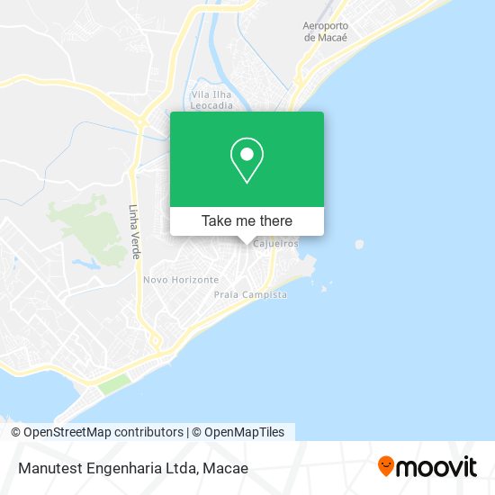 Mapa Manutest Engenharia Ltda