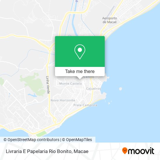 Mapa Livraria E Papelaria Rio Bonito