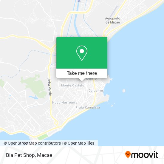 Mapa Bia Pet Shop