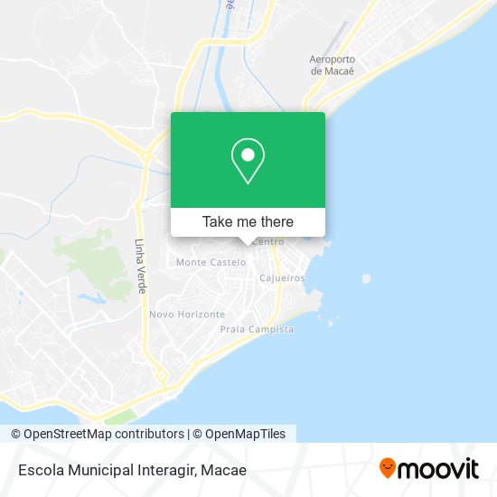 Mapa Escola Municipal Interagir