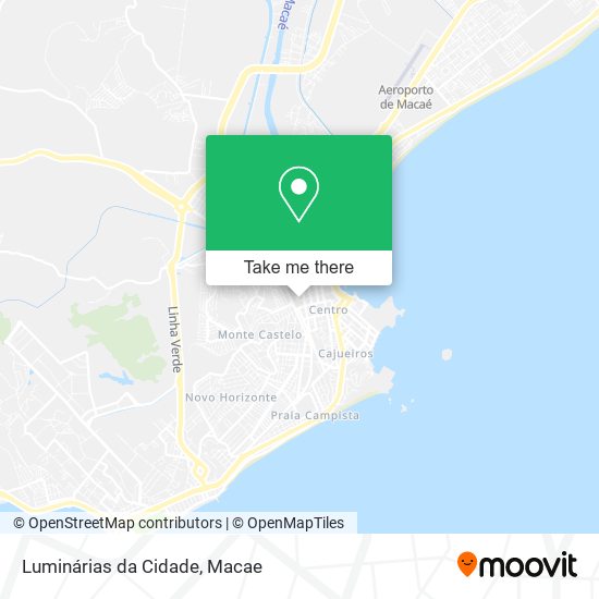 Mapa Luminárias da Cidade