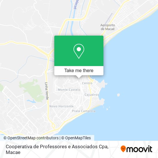 Cooperativa de Professores e Associados Cpa map