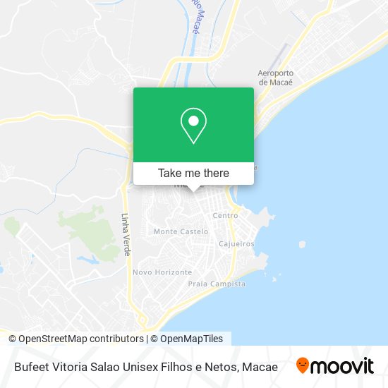 Mapa Bufeet Vitoria Salao Unisex Filhos e Netos