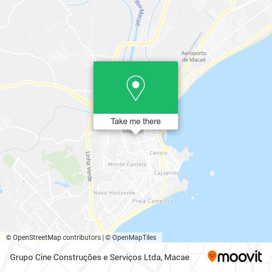 Mapa Grupo Cine Construções e Serviços Ltda