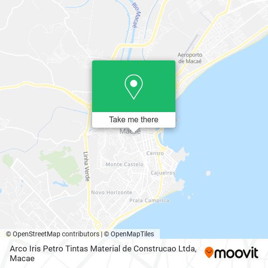 Arco Iris Petro Tintas Material de Construcao Ltda map