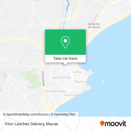 Vitor Lanches Delivery map