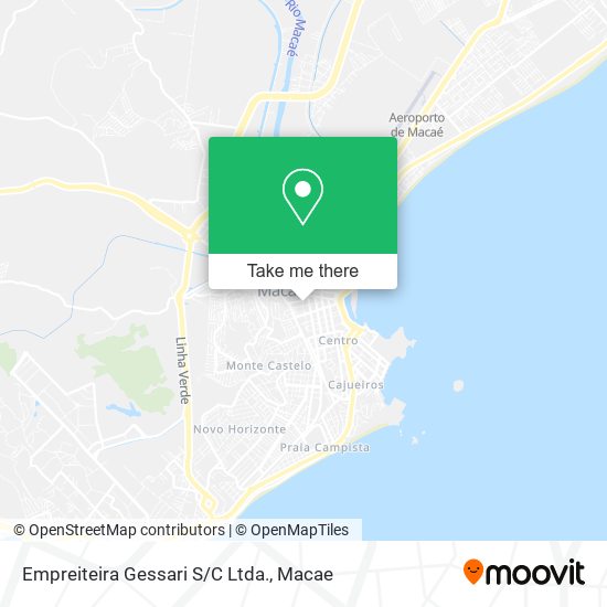 Mapa Empreiteira Gessari S/C Ltda.