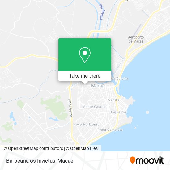 Mapa Barbearia os Invictus