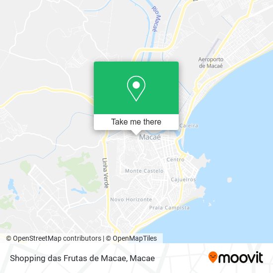 Shopping das Frutas de Macae map