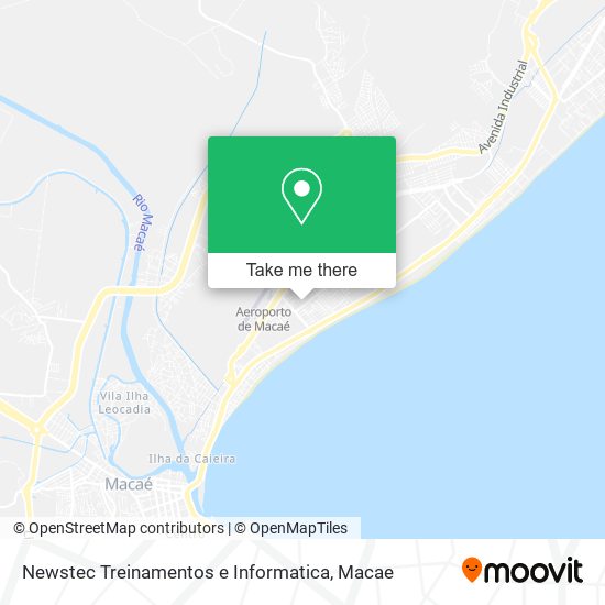 Mapa Newstec Treinamentos e Informatica