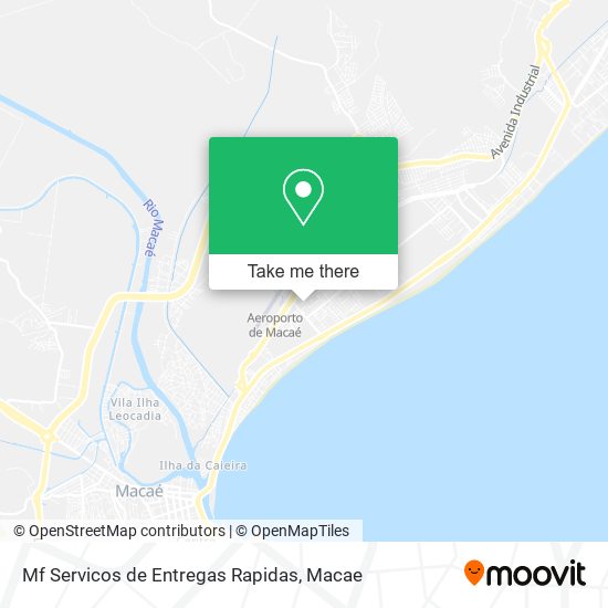 Mf Servicos de Entregas Rapidas map