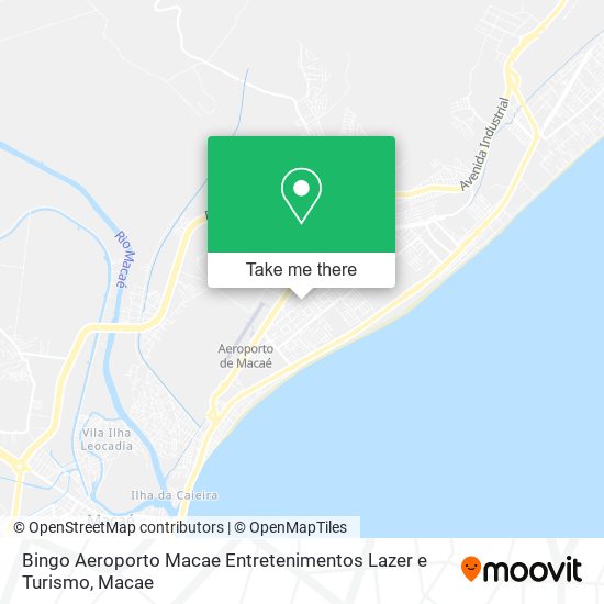 Bingo Aeroporto Macae Entretenimentos Lazer e Turismo map