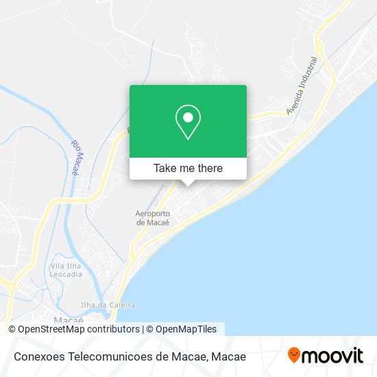 Mapa Conexoes Telecomunicoes de Macae