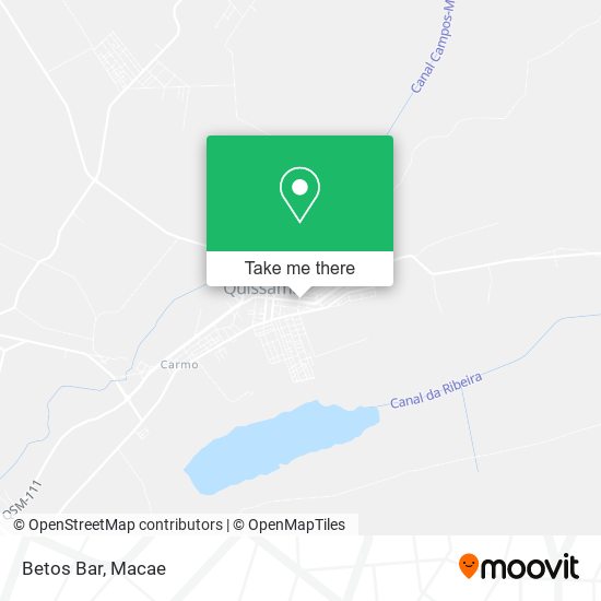 Betos Bar map