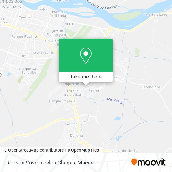 Robson Vasconcelos Chagas map