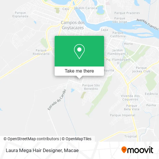 Laura Mega Hair Designer map