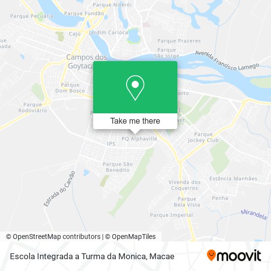 Escola Integrada a Turma da Monica map