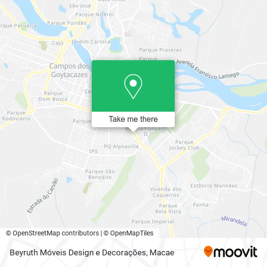 Beyruth Móveis Design e Decorações map
