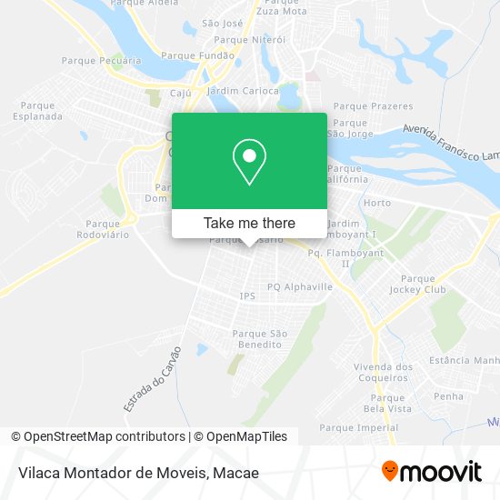 Vilaca Montador de Moveis map