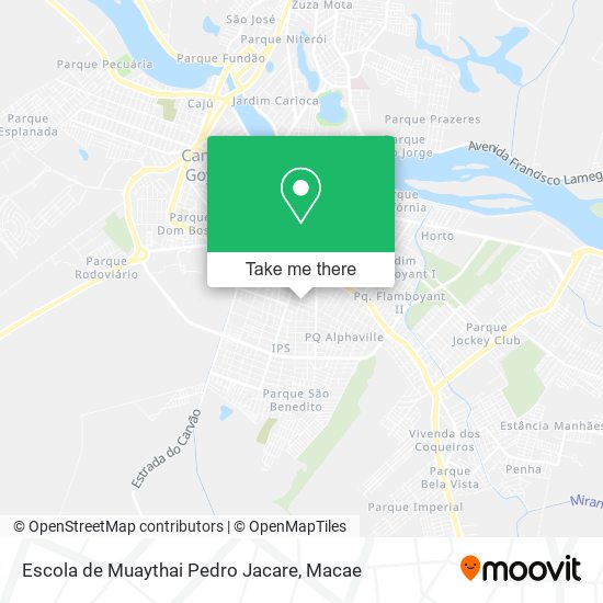 Escola de Muaythai Pedro Jacare map