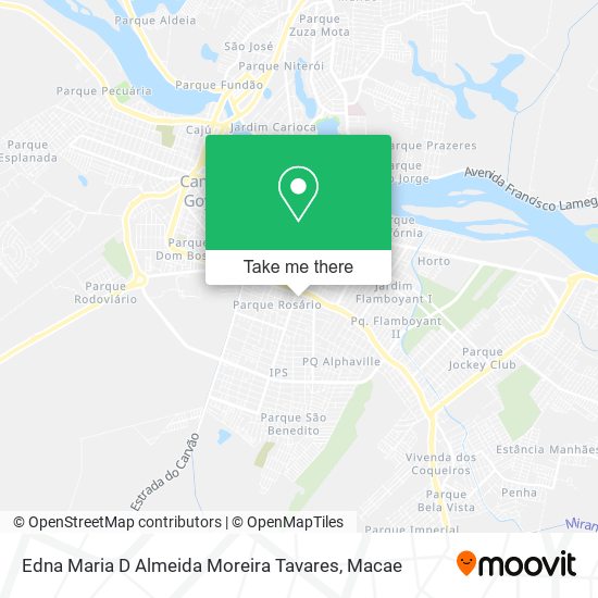Edna Maria D Almeida Moreira Tavares map