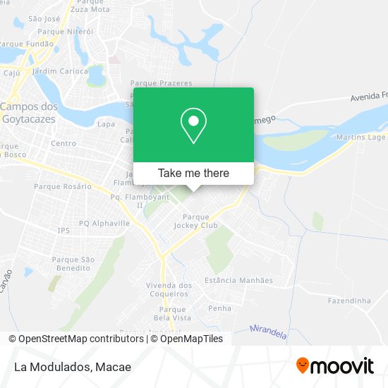 La Modulados map