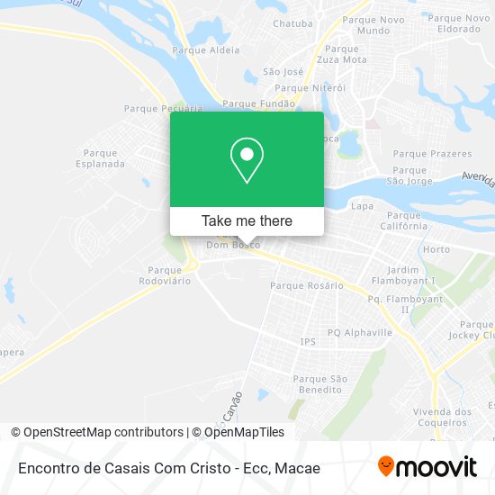 Encontro de Casais Com Cristo - Ecc map