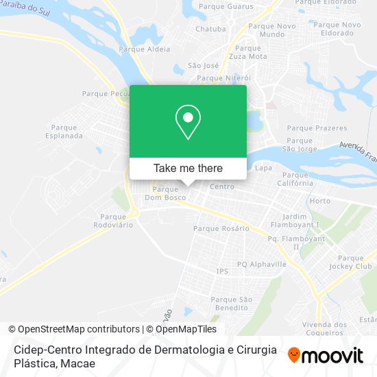 Cidep-Centro Integrado de Dermatologia e Cirurgia Plástica map