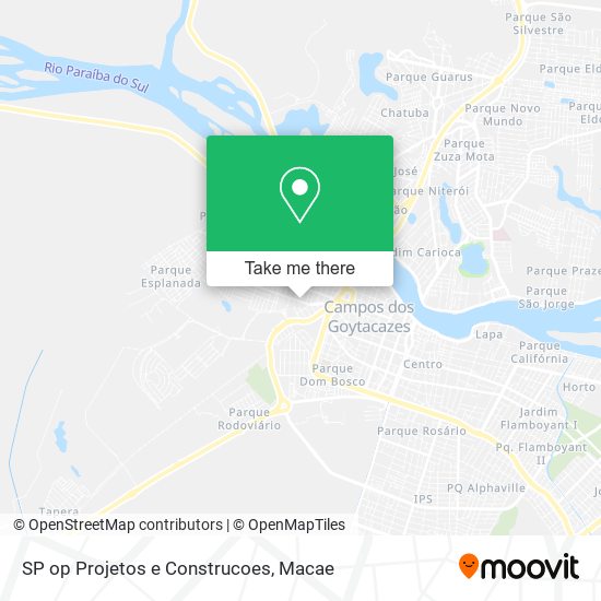 SP op Projetos e Construcoes map