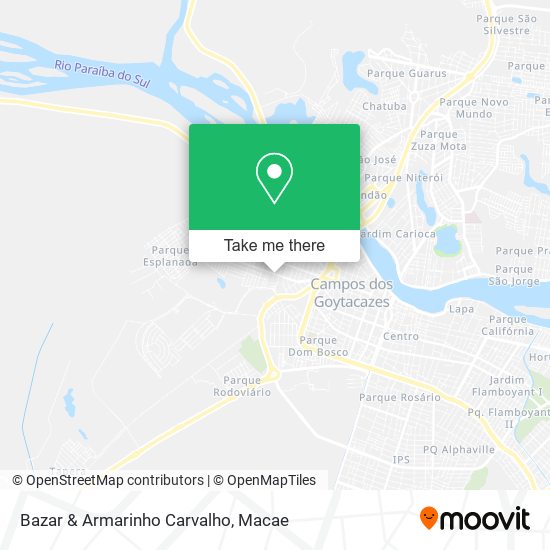 Bazar & Armarinho Carvalho map