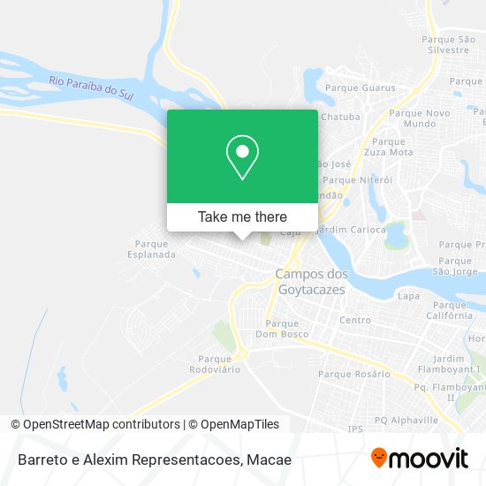 Barreto e Alexim Representacoes map