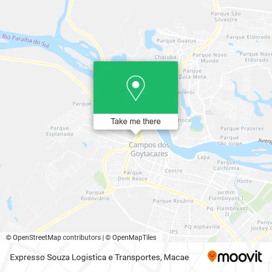 Expresso Souza Logistica e Transportes map