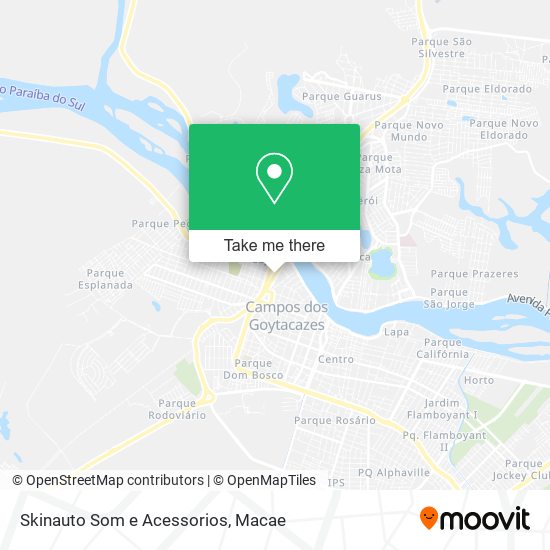 Skinauto Som e Acessorios map