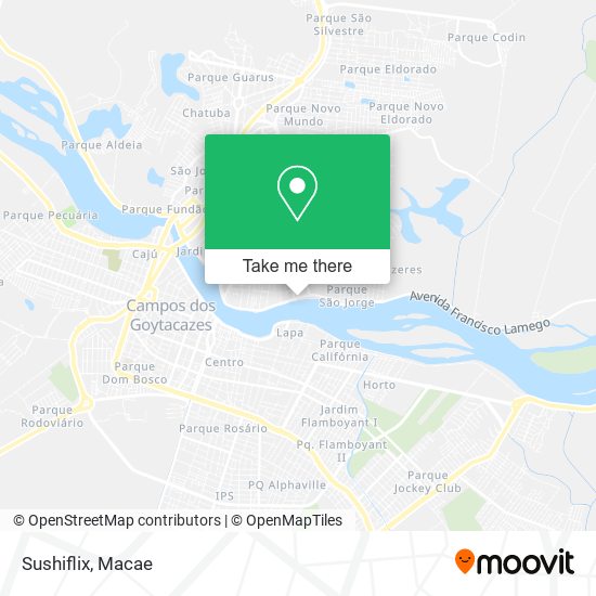 Sushiflix map