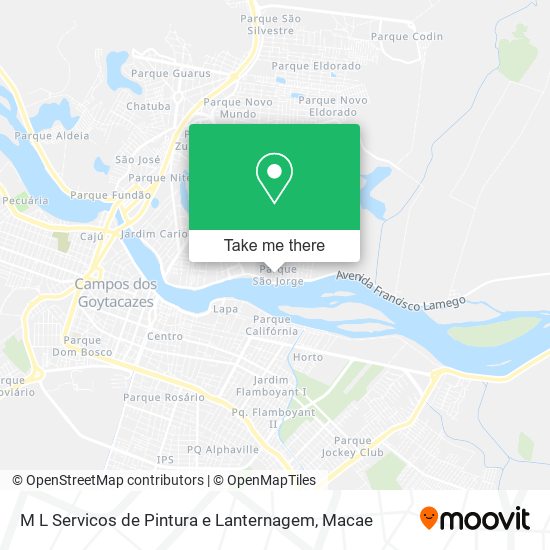 M L Servicos de Pintura e Lanternagem map