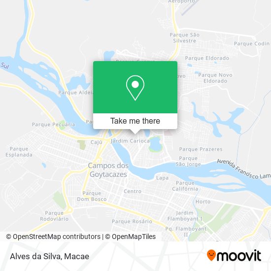 Alves da Silva map