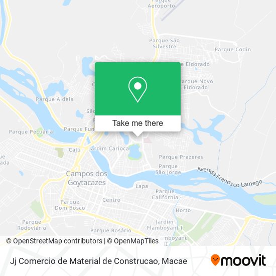 Jj Comercio de Material de Construcao map