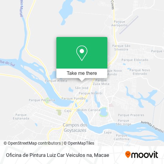 Oficina de Pintura Luiz Car Veiculos na map
