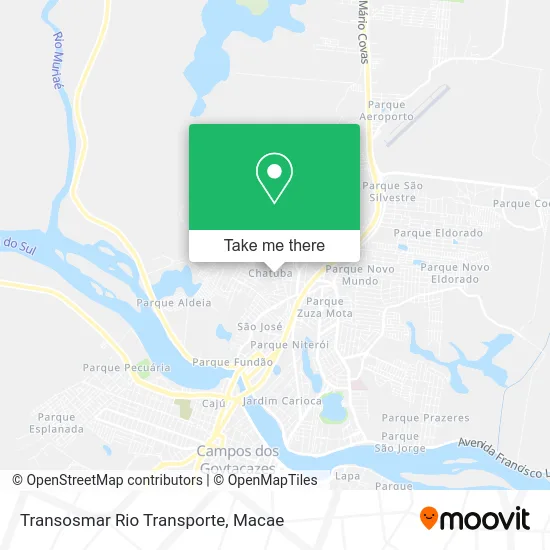 Transosmar Rio Transporte map