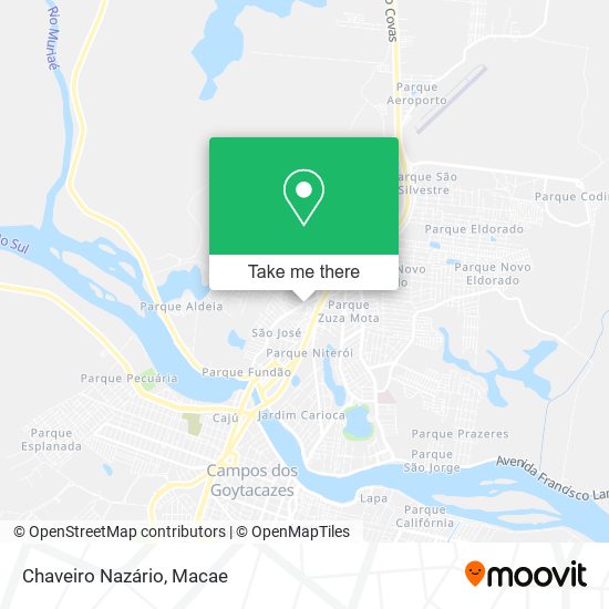 Chaveiro Nazário map