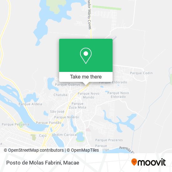 Posto de Molas Fabrini map
