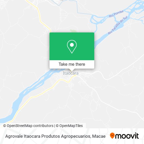 Agrovale Itaocara Produtos Agropecuarios map
