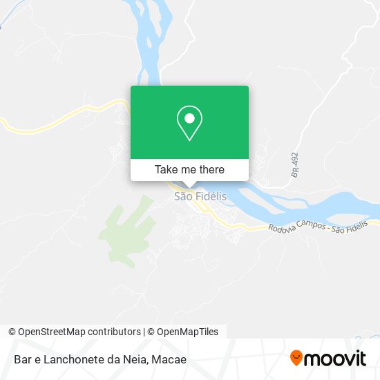 Bar e Lanchonete da Neia map
