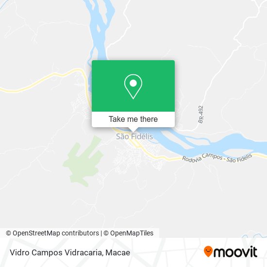 Vidro Campos Vidracaria map