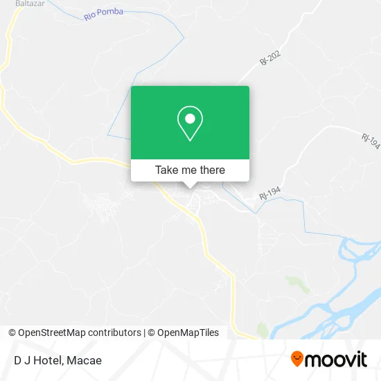 D J Hotel map