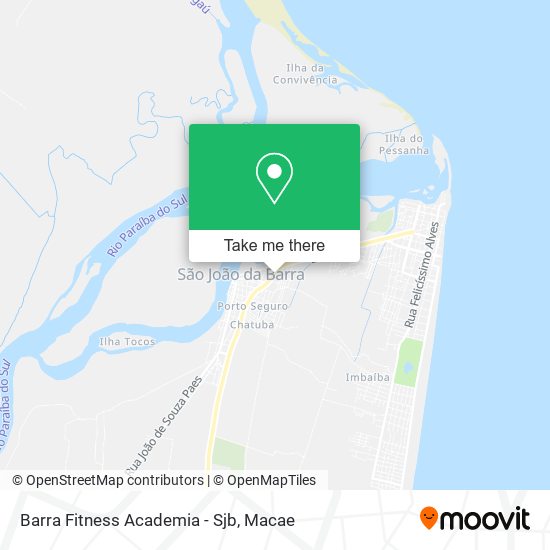 Barra Fitness Academia - Sjb map