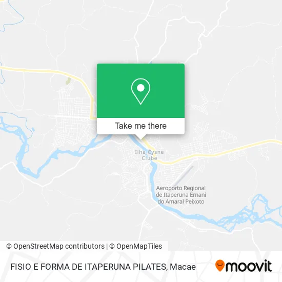 FISIO E FORMA DE ITAPERUNA PILATES map