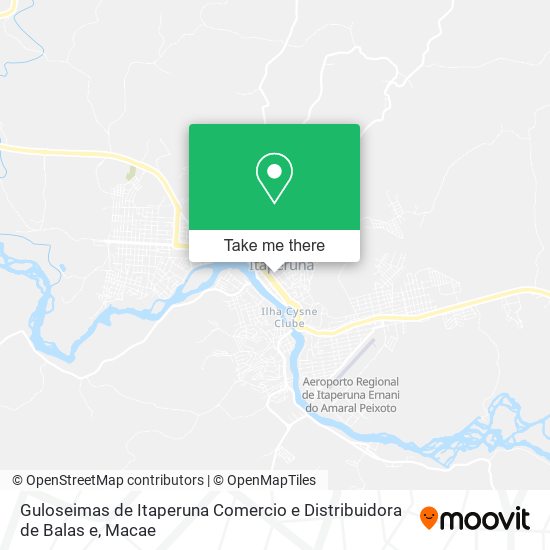 Guloseimas de Itaperuna Comercio e Distribuidora de Balas e map